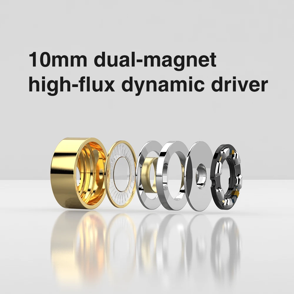 TRN V90s Metal Headset 5BA+1DD Hybrid 12 Driver