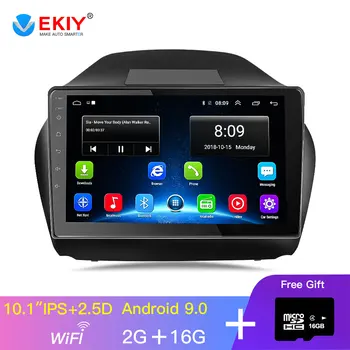 

EKIY 10.1'' IPS Car Radio Multimedia No 2 Din Android Video Player Navigation GPS For Hyundai Ix35 1 2 LM Tucson 2 2015-2017