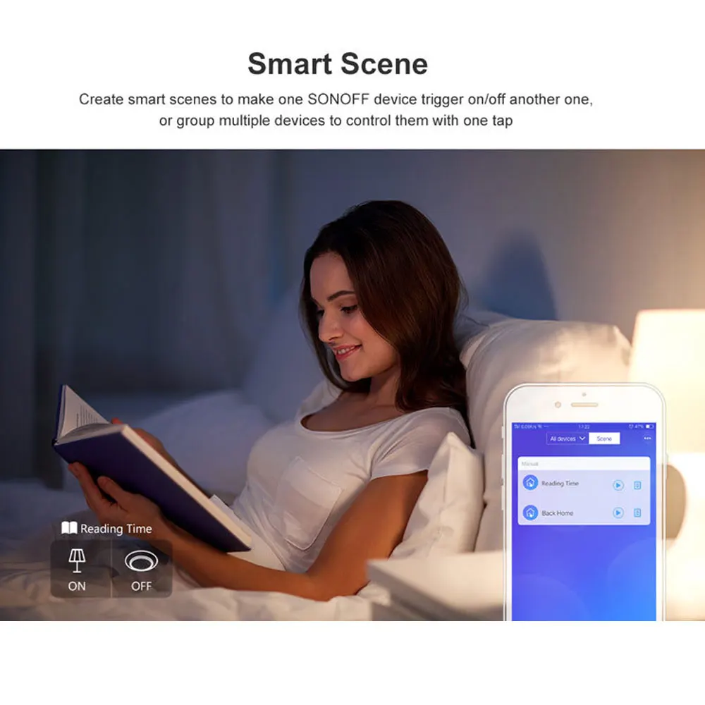 Интеллектуальный выключатель света Sonoff T2 1/2/3 Smart WiFi беспроводная панель сенсорный выключатель Wi-Fi Беспроводной умный контроллер дома Google