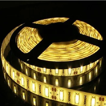 

5m 300 LED 5730 non-waterproof SMD 12V flexible light 60 led/m,LED strip white/warm white ,free shippimng