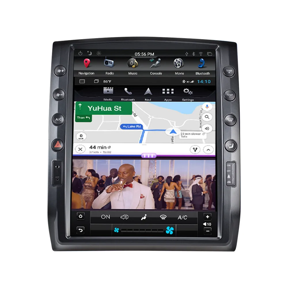 12" For Toyota Tacoma 2005-2015 Tesla Screen Android 13 64G Car GPS Navigation M