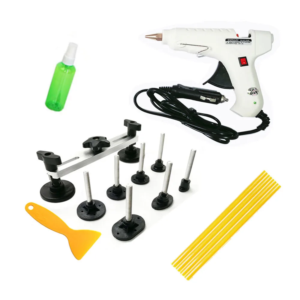 

Auto Body Dent Repair Tool To Remove Dents Car Body Repair Paintless Dent Repair Pulling Bridge 12 v Glue Gun