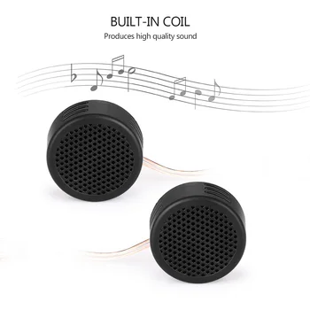 

2pcs Hot Sale Car Tweeters Super High Frequency Quality Sound Prevent Burning-Out Convenient To Install Mini Car Loudspeaker