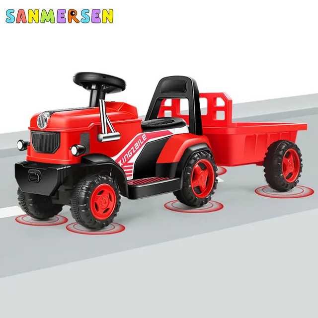 Children Electric Off-road Car Automobile Charging 4 Wheels Motorcar Ride On Cars For Kids Electric Tractor Boy Birthday Present 4