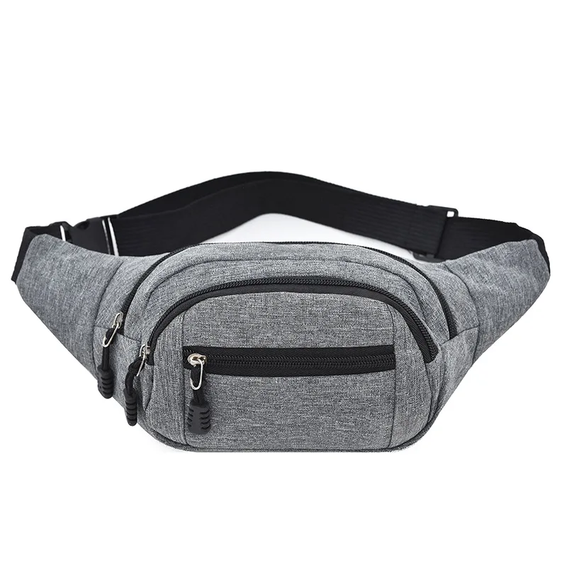 

2019 Canvas Oxford Cloth Running Bag Sports Practical Men's And Women's Multi-functional Waist Travelers Riding Running Running