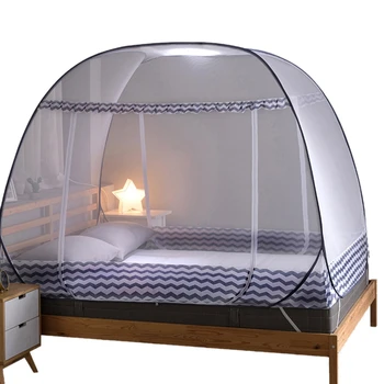 

180cm Mosquito Net Tent Home Decoration Student Double-Layer Breathable Mosquito Net Bed Mosquito Net