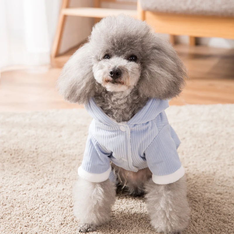 Hipidog Новое поступление Рождественская Одежда для собак с капюшоном флисовое пальто для собак парки для маленьких собак кошек