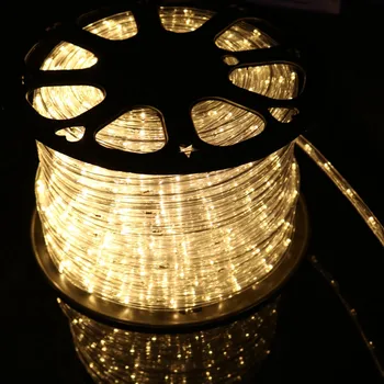 

220V Rainbow LED light String 8 Mode Round Two Wire Lighting Waterproof Outdoor Christmas Wedding Decor RGB LED Lights Tubes