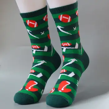 

Men Women Funny Letters Long Crew Socks Golfing Fishing Camping Football Novelty I Would Rather Cotton Tube Stockings