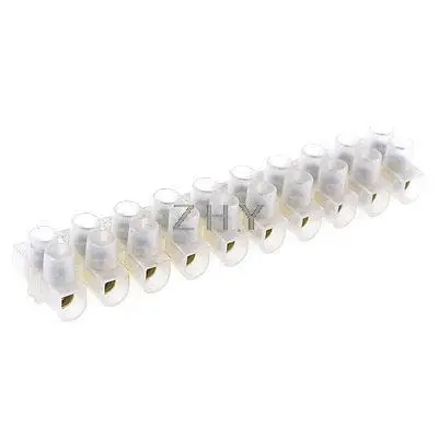 

4mm Wire Connector 12 Positions Two Row 380V 20A Terminal Barrier Block