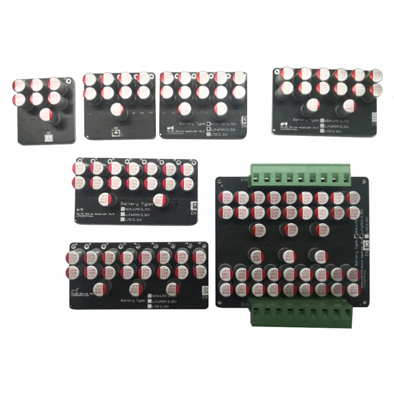 

BMS 3S 4S 5S 6S 7S 8S 1A 3A 5A 6A Capacitive Balancer Board Li-ion Lifepo4 LTO Lithium Battery Active Equalizer Energy Transfer
