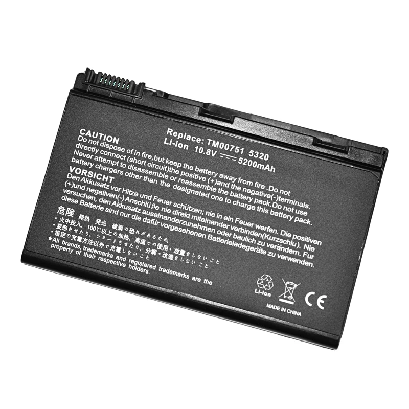 Аккумулятор для ноутбука ACER Extensa 5200 мАч 5210 5220 5230 5420 5610 5630 5620 7220 путешествий 7620 5320 5520