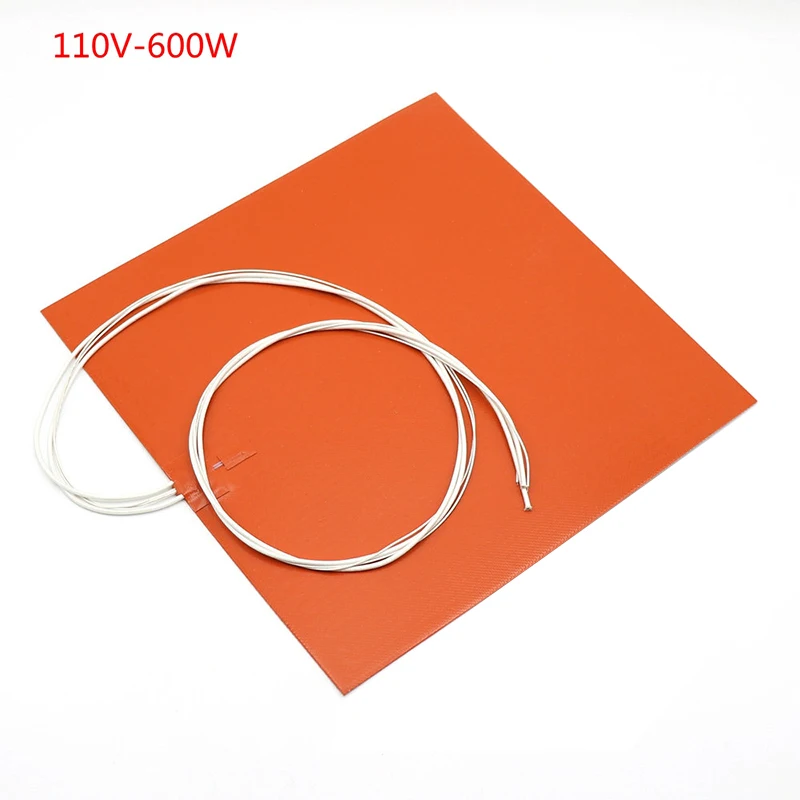 

110/220 V Silicone Heating Pad For Printer Heating Bed Plate 11.81'x15.74inch