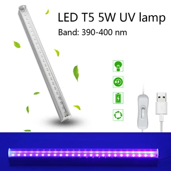 

30cm LED Germicidal Ultraviolet Lamp USB UV Light Bar SterilampUv Sanitizer Light for Bathroom Kitchen Toilet Bedroom