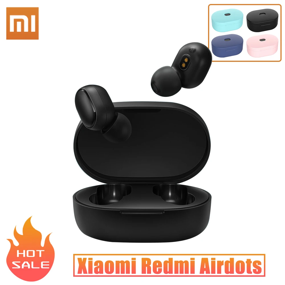 Оригинальные беспроводные наушники Xiaomi Redmi Airdots TWS Bluetooth 5 0 гарнитура с микрофоном