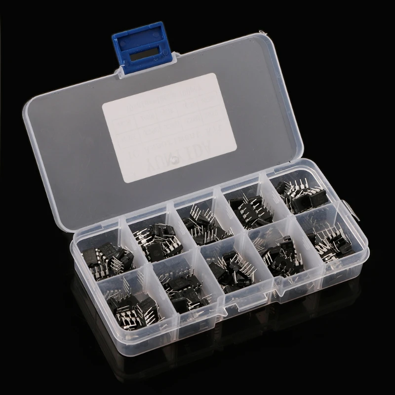 2020 Новый 100 шт. DIP IC Kit NE555 UC3842 UC3843 UC3845 24C02 24C04 24C08 24C16 24C32 24C64|Соединители| |