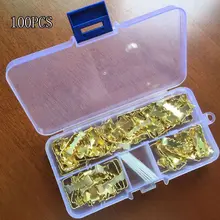 100 шт металлическая настенная рамка для фотографий, фоторамка, крюки для пилы, аксессуары для пилы, 24x9 мм DXAF