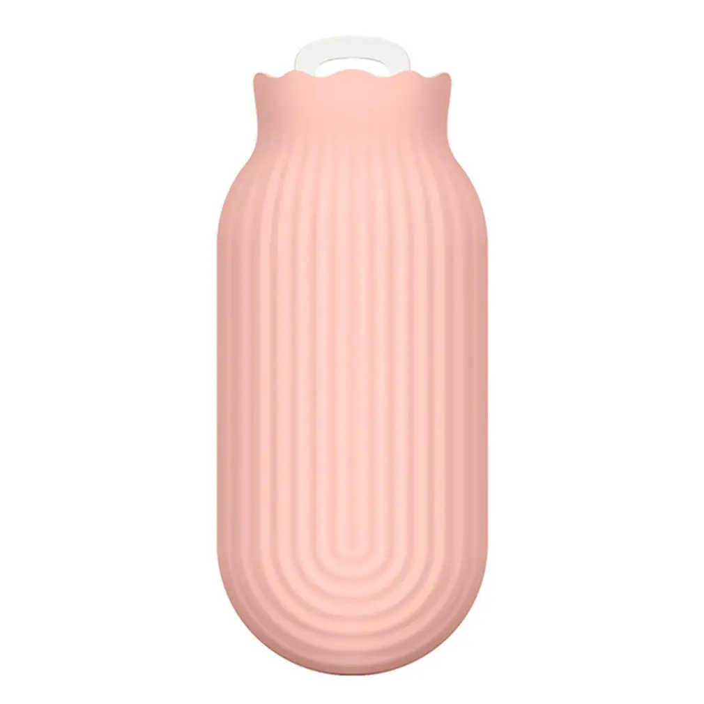 

Silicone Water Injection Hot Water Bottle Hand Warmers Creative Section Warm Palace Microwave Heating