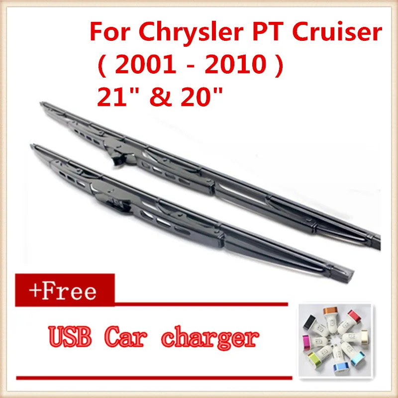 2pcs/lot Car windshield wiper Blade For Chrysler PT Cruiser (2001 2010