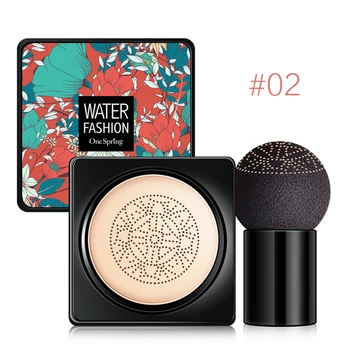 

Moisturizing Whitening Air Cushion Foundation Mushroom Head CC Cream Concealer Waterproof Brighten Face Comestic Tool TSLM1