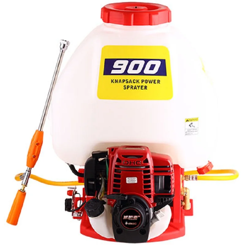 New High-Pressure Copper Pump Four-Stroke Gasoline Sprayer Backpack Garden Irrigation Watering | Дом и сад