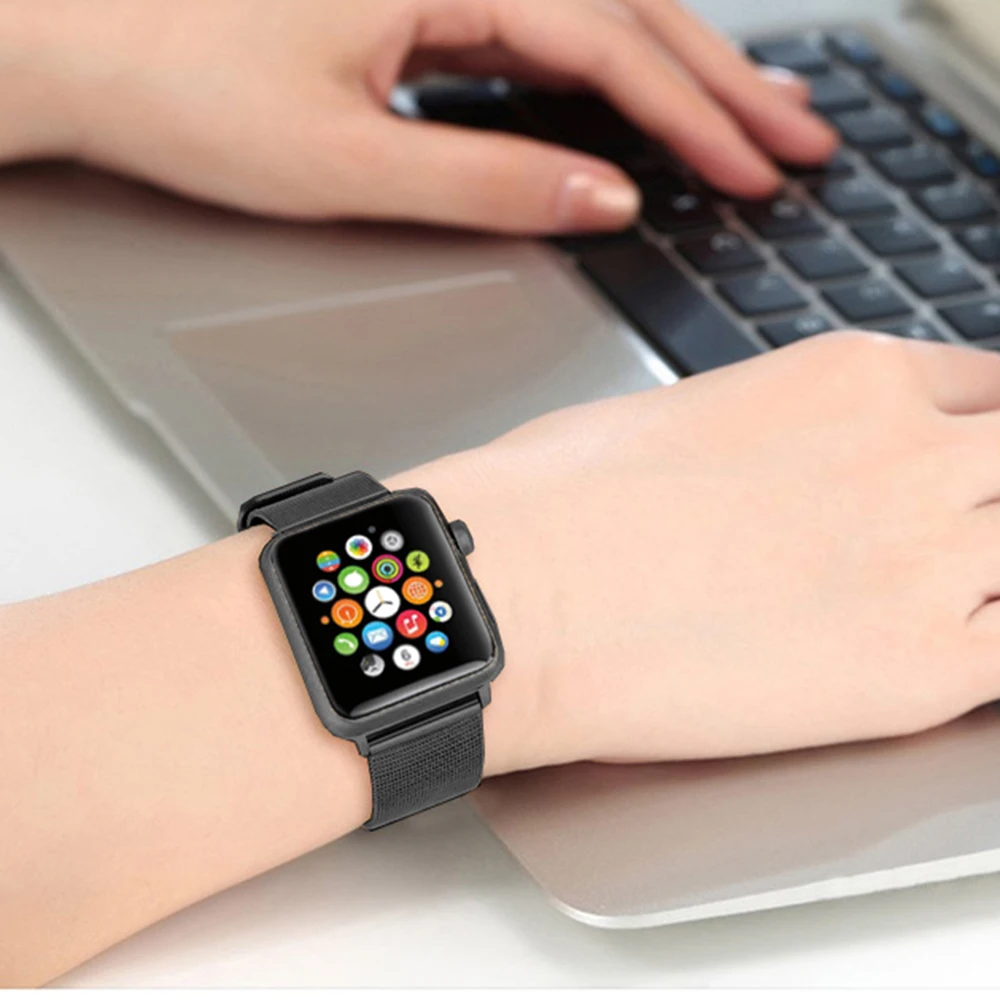 Quality Milanese Strap for Apple Watch Band Series 4 40mm 44mm Stainless Steel Bracelet for iWatch Series 3 / 2 / 1 38mm 42mm for Women Men