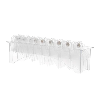 

10PCS Hair Clipper Combs Guide Kit Magnetic Transparent Plastic Hair Trimmer Guards Attachments Barber Accessories