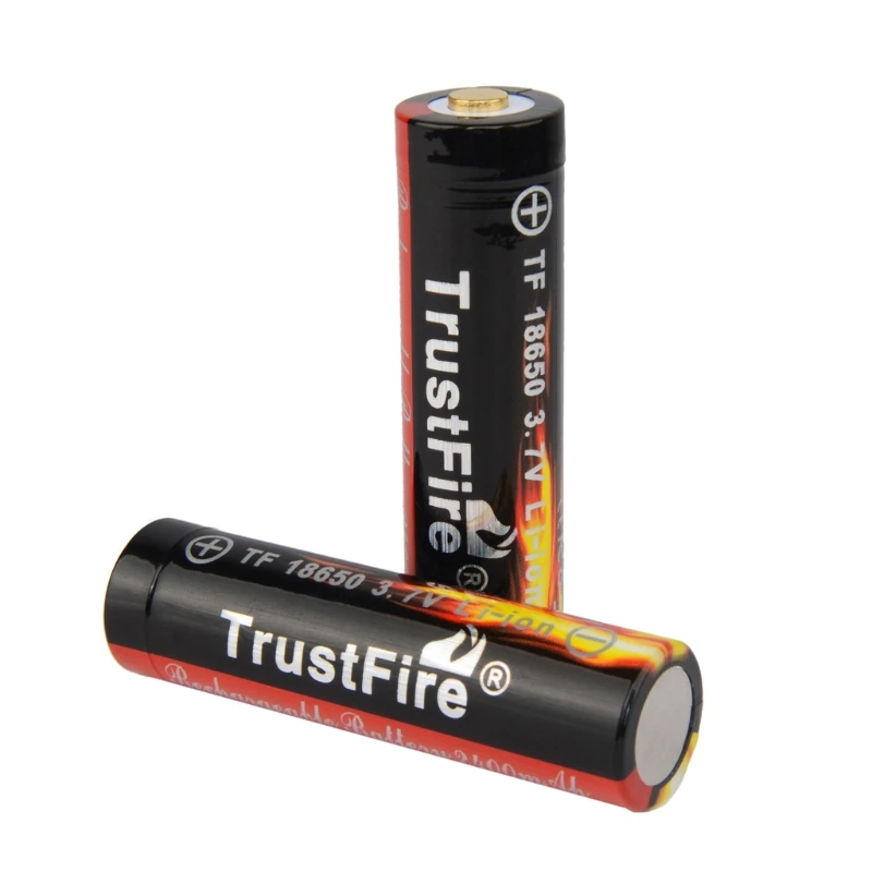 

1Pcs 18650 3.7V 2400mAh Li-ion Rechargeable Lithium Battery With Protected PCB DXAC