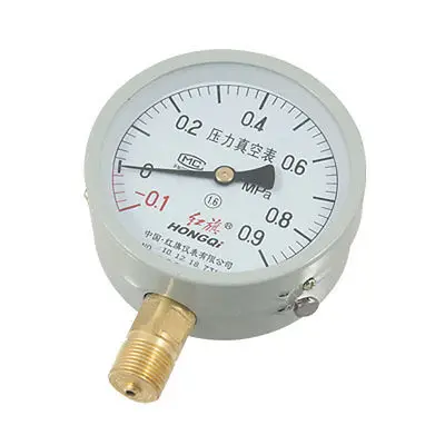 

3/4" Thread -0.1-0.9 Mpa Air Water Round Compound Gauge