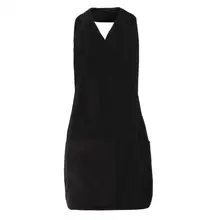 Профессиональный v-образный вырез 3 кармана парикмахерские обертывания парикмахерский фартук Инструменты для укладки волос