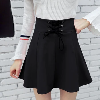 

2020 New Style Skirt Tutu A- line Skirt Short Skirt nv zhuang qun Divided Skirt Anti-Exposure Pleated Skirt Full Skirt