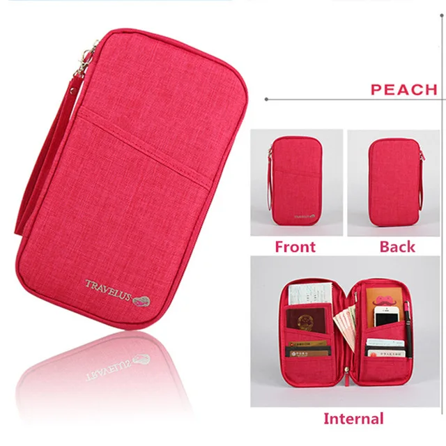 quality travel document storage bag wallet passport ID ticket flight credit card package box passport package - Цвет: T