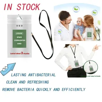 

1pcs Portable Protective Sterilization Card Bacteriostatic Card Antibacterial Card Personal Health Care Protective Tools TSLM1