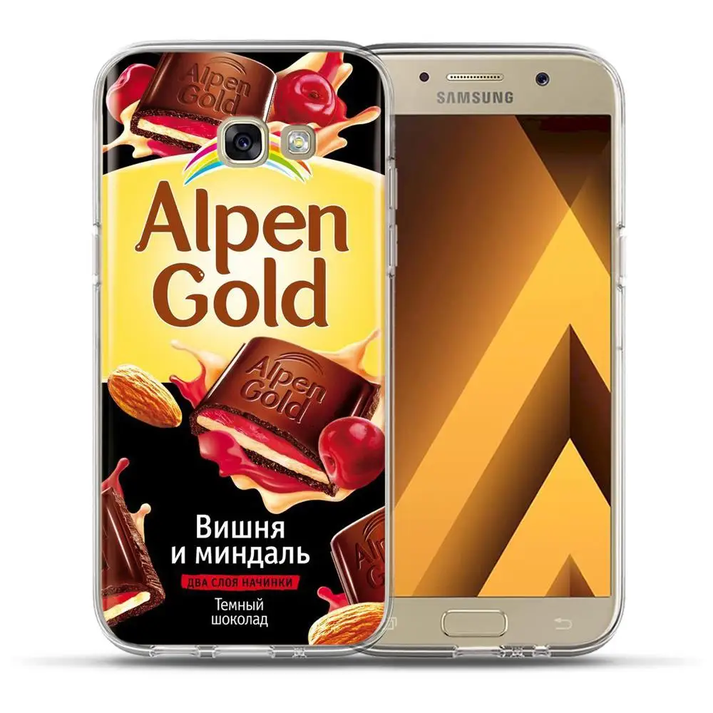 Шоколад чехол для телефона для Samsung Galaxy A3 A5 A7 A6 A8 плюс A9 A10 A20 A30 A40 A50 A60 A70 A80 A90 силиконовый чехол