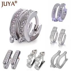 Creative Leverback Earwire Crystal Earrings for Luxury Earrings Women Findings For DIY Jewelry Making Clasps Jewelry Materials