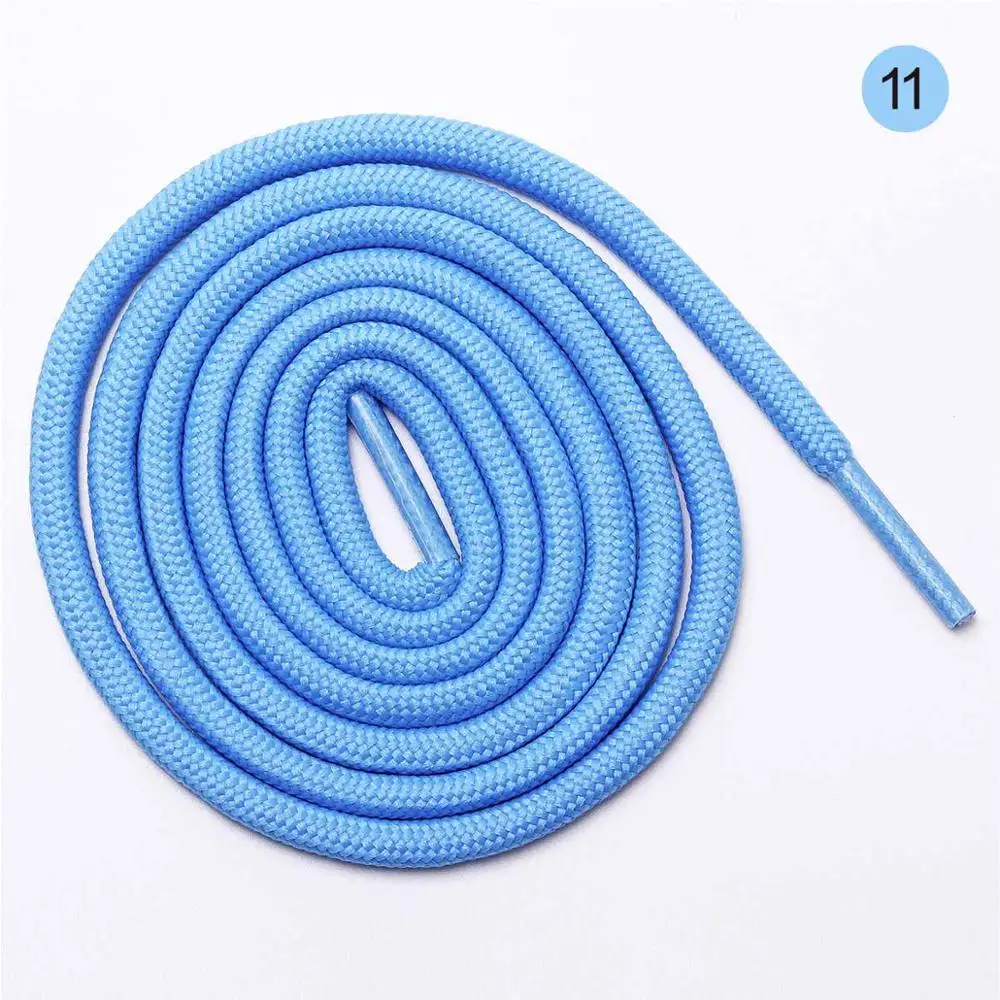 1Pair Round Solid Shoelaces Top Quality Polyester Shoes Lace Solid Classic Round Shoelace 50cm,80cm,100cm,120cm Zippers Fabric & Sewing Supplies