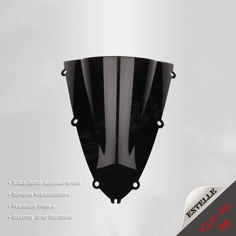 Per Yamaha Yzf 1000 R1 R1 R1 Parabrezza Moto Parabrezza Yzf 1000 R1 1998-1999 Fumo Moto Doppia Bolla Parabrezza