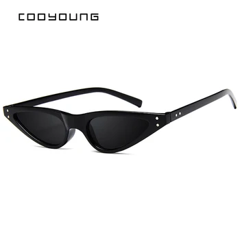

COOYOUNG Ladies Brand Designer Sunglasses Women Classic Retro Cat Eye Sun Glasses Outdoor Oculos De Sol