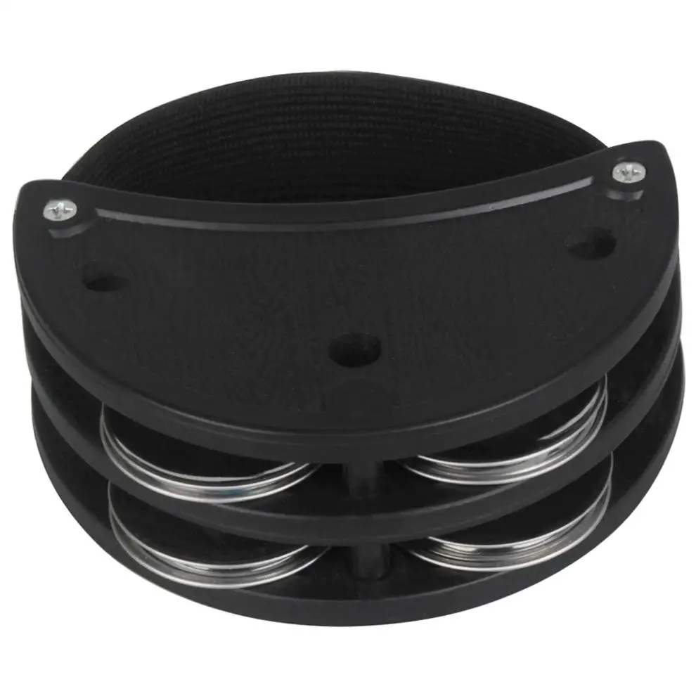 Полукруглый двухрядный Колокольчик для ног Cajon Drum Partner ударные инструменты аксессуары