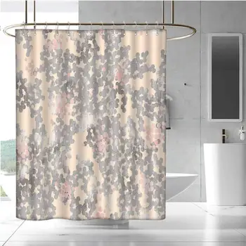 

3D Printed Shower Curtain Hotel Quality, Machine Washable