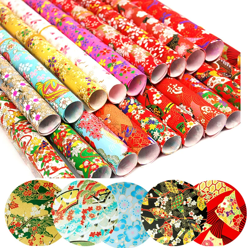 50 Chiyogami Paper Strips for DIY Origami Lucky Stars, Yuzen Washi Paper  Craft Paper Pack 