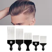 

Insert Comb Professional Hair Grooming Steel Needle Hairdressing Teeth Comb for Barbers