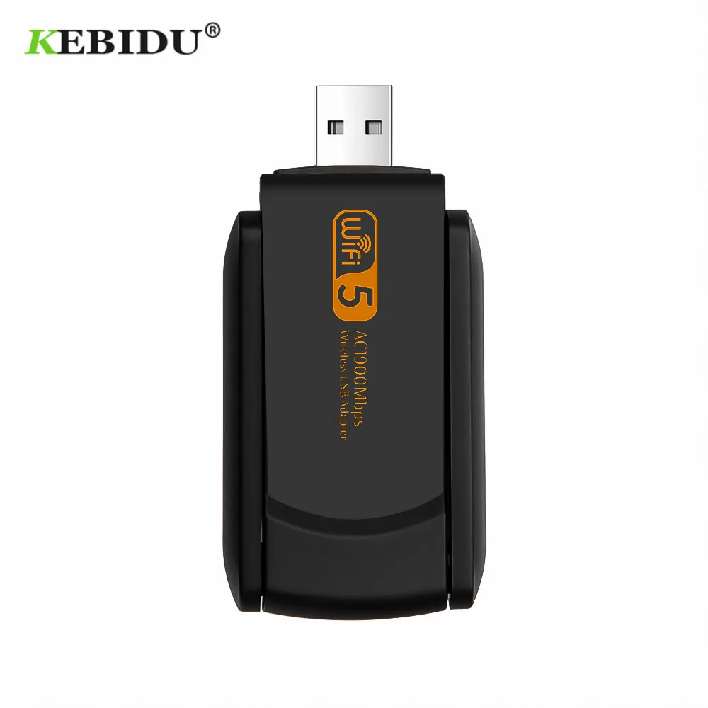 KEBIDU 1900 Мбит/с USB 3,0 WiFi адаптер 2,4 ГГц 5,0 ГГц Внешняя беспроводная сетевая карта двухдиапазонный Wifi приемник адаптер для рабочего стола