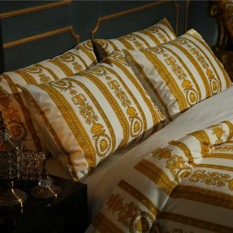 4/6 шт. queen king size постельное бельё супер мягкие бархатный Хрустальный Комплект постельного белья, Комплект постельного белья роскошного постельного белья наволочки для подушек
