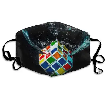 

NiYoung Women Men Teens Washable Reusable Face Masks with Elastic Ear Loop, Anti Dust Pollution Face Mask (Water Digital Art