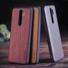 Wood Like case for Xiaomi Redmi Note 8 pro soft TP