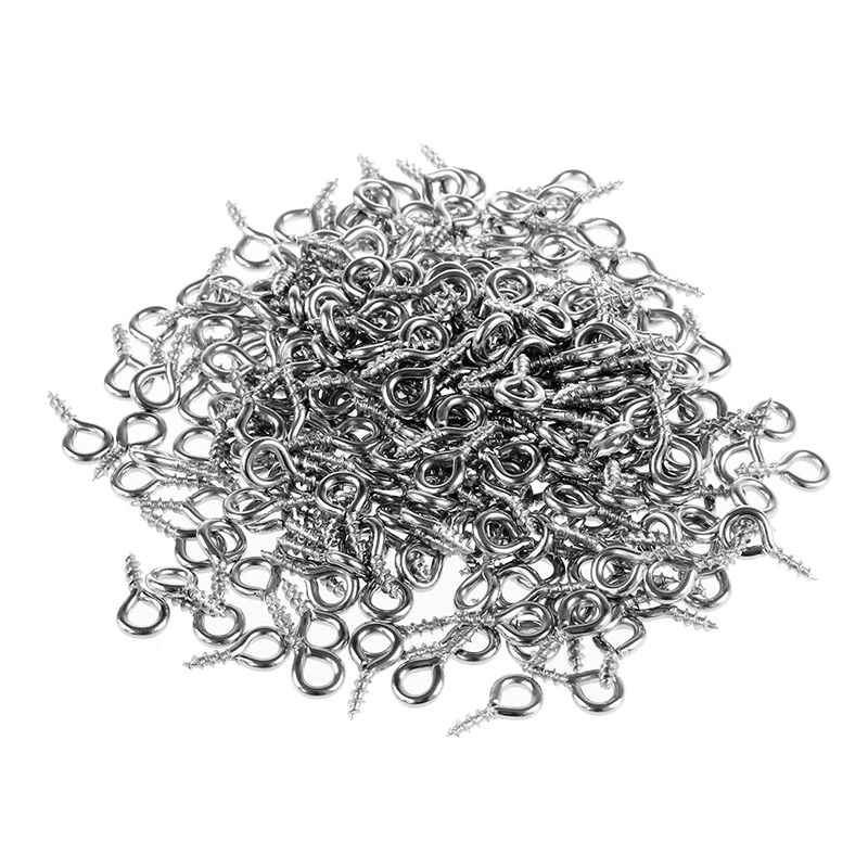 

250 x Eyelet Connector Screw Loops for Pendants of Metal