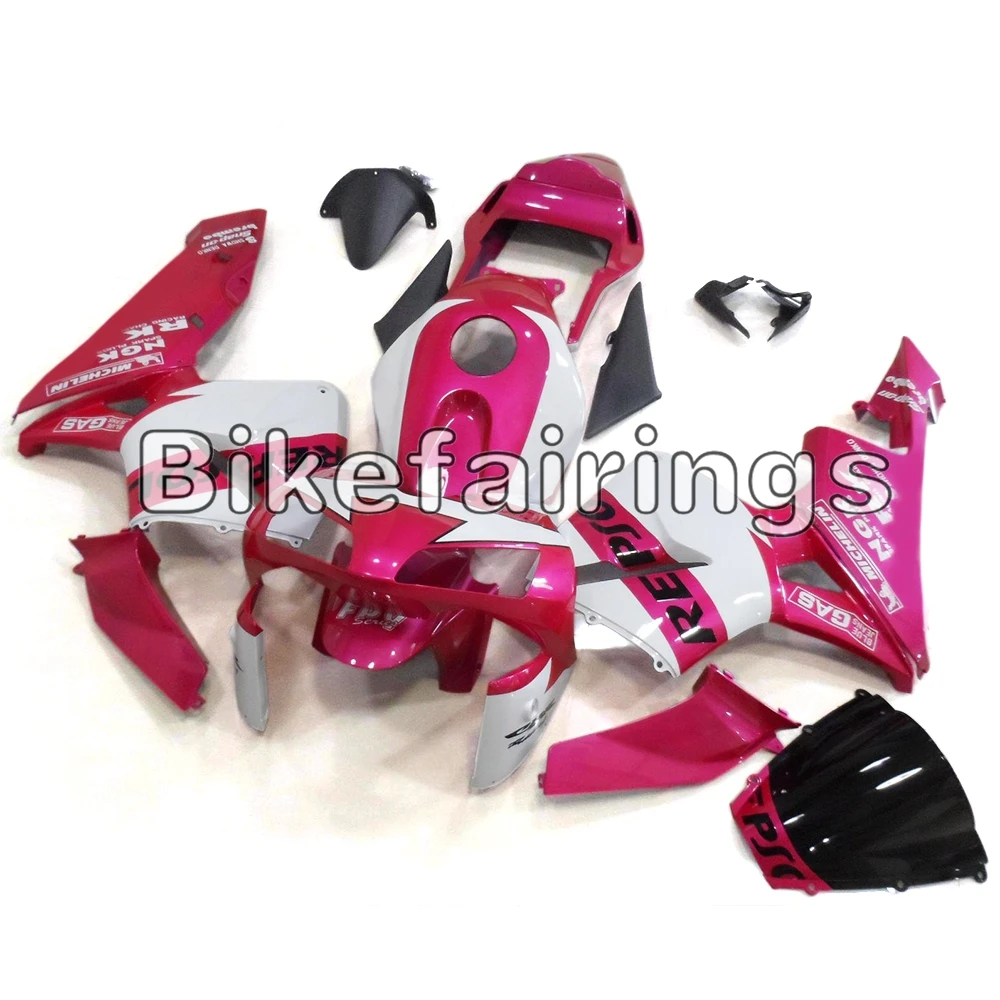 Комплект для кузова Repsol розовый и белый корпус спортивного велосипеда Honda CBR600RR F5