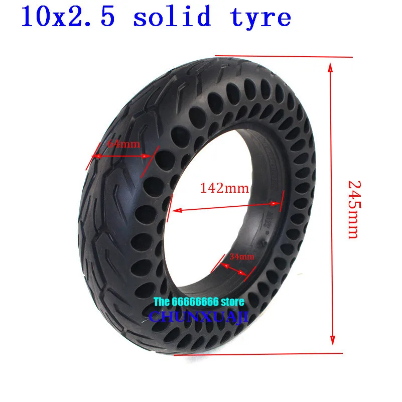 10 inch10x2.50 10x2,25 сотовые прочные шины подходит для электрического самокат Баланс колеса велосипеда шины 10x2,5 не надувная шина