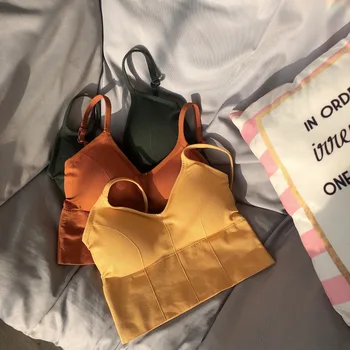 

No Steel Wire U-shaped beautiful back sports strap sexy wrap chest tube top underwear without steel ring corset Comfort